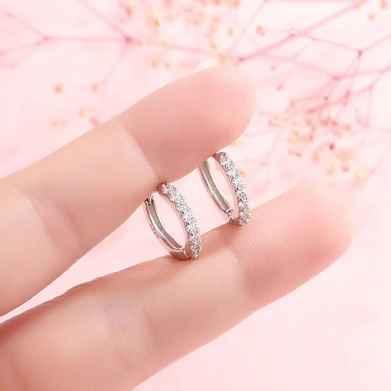 Wholesale Fashion Geometric Copper Plating Zircon Earrings 1 Pair
