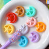 Wholesale Acrylic through-hole star and moon shaped beads