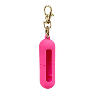 Protective case/capsule, rose red + metal buckle