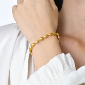 Gold / Bracelet 5mm * 16 5cm