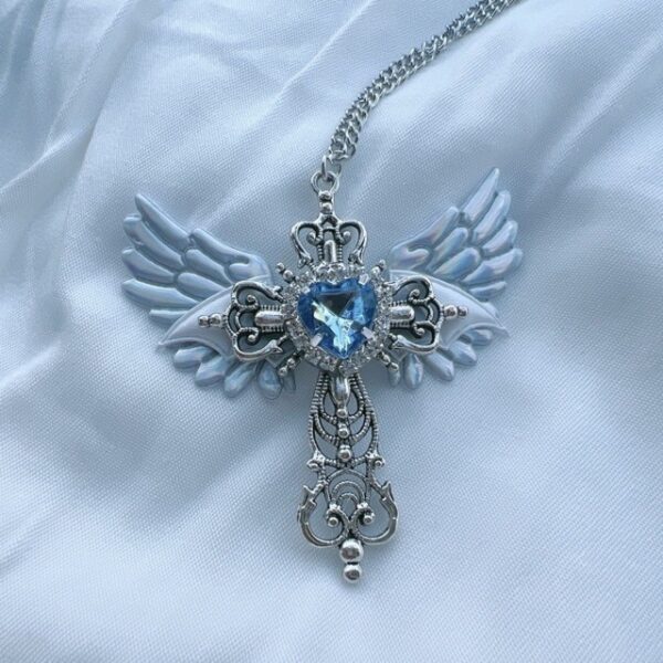 Wholesale Gothic Angel Cross Sweater Chain