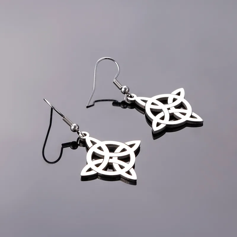 Wholesale Stainless Steel Iron Symbol Simple Style Hollow Out Sier Ear Hook