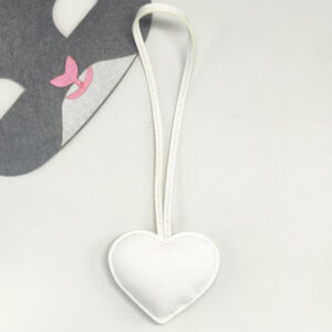 White [peach heart] / 10.5*6.5