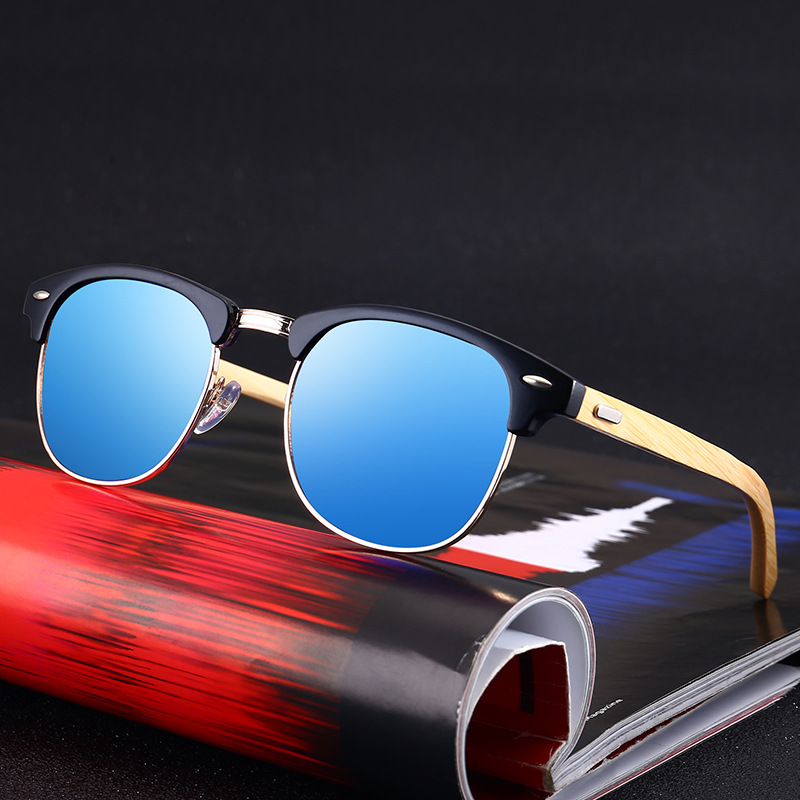 Wholesale Rb3016 larized Sunglasses for Men and Women, Fashionable Sunglasses, Bamboo Legs, Bamboo Retro Glasses Manufacturer Wholesale Lightweight