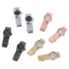 Wholesale 1:12 doll house diy hut dollhouse mini model toy metal watch watch pocket miniature