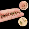 Wholesale 1 Piece 316L Stainless Steel Copper Zircon Ear Cartilage Rings & Studs Animal Waterproof Non Tarnish Surgical Steel Women'S