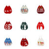 Wholesale Christmas Earrings, Christmas Tree Snowflake Reindeer PU Leather Earrings