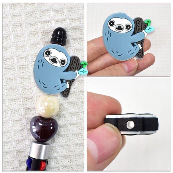 oly-981c8aa2bd6dac52ed0025658a46481e Wholesale Cartoon Animal Series Soft Double-Sided Caramel Beads