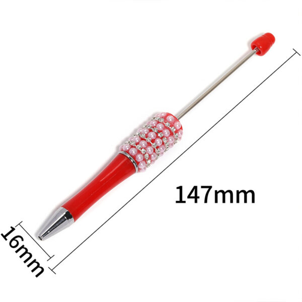 Wholesale Heavy Industry DIY Beadable Pen Multicolor Pearl Beaded Pen