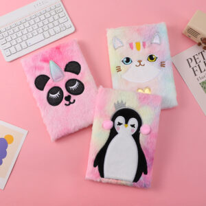 Wholesale Cartoon Plush Notebook Gift
