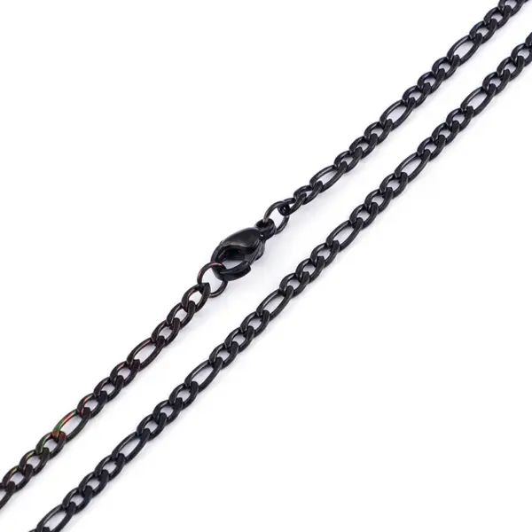 Wholesale PVD Coated 18K Gold Plated Geometric Titanium Steel Fashion Waterproof Non Tarnish Necklace