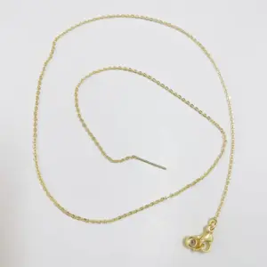 O-Shaped Chain-24K Real Gold / 45cm