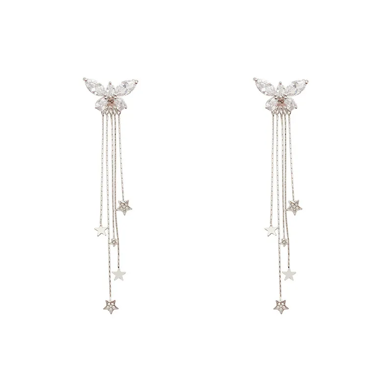Wholesale Elegant Geometric Copper Plating Artificial Pearls Rhinestones op Earrings 1 Pair