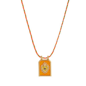 Orange necklace (without beads)