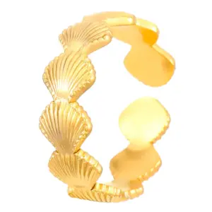 62 18k real gold shell 3688
