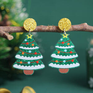 Colorful ball christmas tree