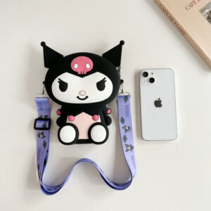 Black Full Body Kuromi Big Bag