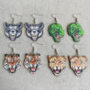Wholesale Fun Animal Wooden Earrings