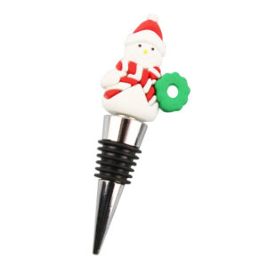 Snowman wine stopper