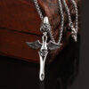 oly-9896d9ad0e1625168f9e6b3f8b743832 Wholesale Temu creative angel and devil necklace men's retro fashion jewelry sply