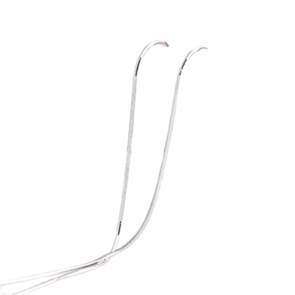 Wholesale 1MM snake bone chain silver-plated snake chain necklace female jewelry European and American hot sale clavicle cross-border exclusive for foreign trade chain