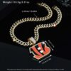 Wholesale Oil Drop Team Logo Sports Pendant Necklace