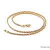 Wholesale PVD Coated 18K Gold Plated Geometric Titanium Steel Fashion Waterproof Non Tarnish Necklace