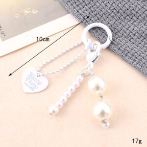 K4615 bead chain pearl ball pendant / Small pendant