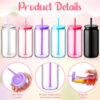 Wholesale High color value 16oz plastic pipette cup single layer transparent color mason cup cola cup cross-border exclusive