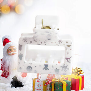 5.5 Cube-Christmas White Snowflake