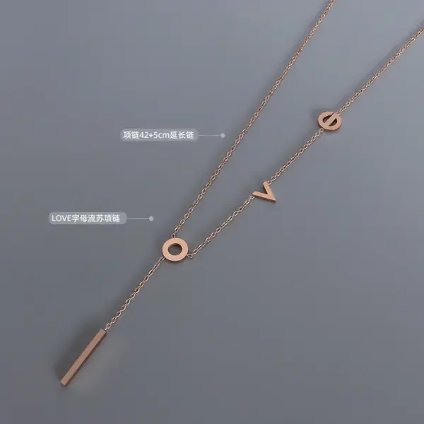 oly-98c08ad668f5132fa7096f980c192375 Wholesale PVD Coated Real Gold Plated 18K Gold Geometric 304 Stainless Steel Waterproof Non Tarnish 304 Stainless Steel Necklace