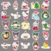 Wholesale 50pcs/pack Christmas cat Stickers Cartoon Cute Decorative Stickers OLY Exclusive