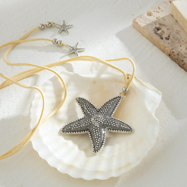 Wholesale Bohemian Beach Starfish Pendant Necklace
