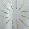 Wholesale Jewelry Fashion Letter 304 Stainless Steel Gold Plated Plating Stainless Steel Necklaces