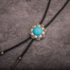 Wholesale Turquoise Pattern Alloy Accessories Polo Tie Fashion Collar Necklace
