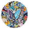 Wholesale 58 Cartoon Color Butterfly Personality Insect Luggage Motorcycle Laptop Car Decoration Stickers