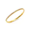 Wholesale INS Style Elegant Simple Round Oval Heart Shape 304 Stainless Steel Clasp Bracelet Pearl Zircon Bracelet Set Furnace Vacuum Electroplating 18K Women's Jewelry