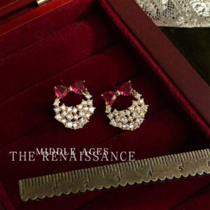 Bow zircon garland