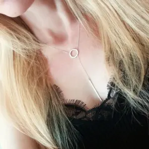 Wholesale PVD Coated Real Gold Plated Geometric Stainless Steel Waterproof Non Tarnish Necklace