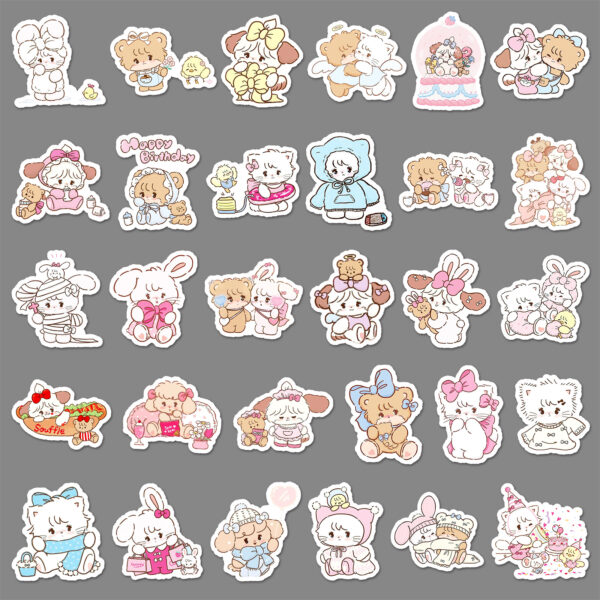 Wholesale 56 Graffiti Stickers Cartoon Cute Girl Stickers OLY Exclusive