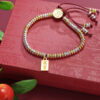 oly-9913beb325d6abd95423fd32f5370e07 Wholesale Gold and sier mixed immediately get rich scenic area braided bracelet