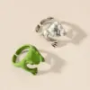 Wholesale Copper Plating Geometric No Inlaid Copper Rings