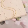 Wholesale Fashion Heart Copper Plating 18K Gold Plated Zircon