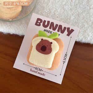 6# cream toast hairpin