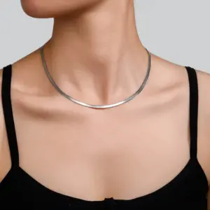 Single Layer Blade Chain (Steel Color)