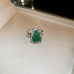 15# Ring-Silver-Green