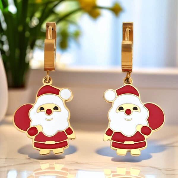 oly-99353d8bdbd06a66d92cfff85fe79482 Wholesale Christmas jewelry, stainless steel Christmas tree earrings