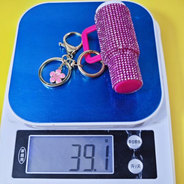 Wholesale Cross-Border Mini Ice Keychain New Product Keychain Pendant Mother's Day Keychain Can Hold Lipstick Backpack Pendant