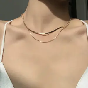 Double Layer Box Chain / Gold