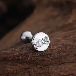 3445 Silver / Ear Studs